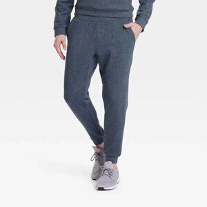 NWT All In Motion Men's Size XXL Navy Blue Side Pockets Mesh Spacer Jogger Pants